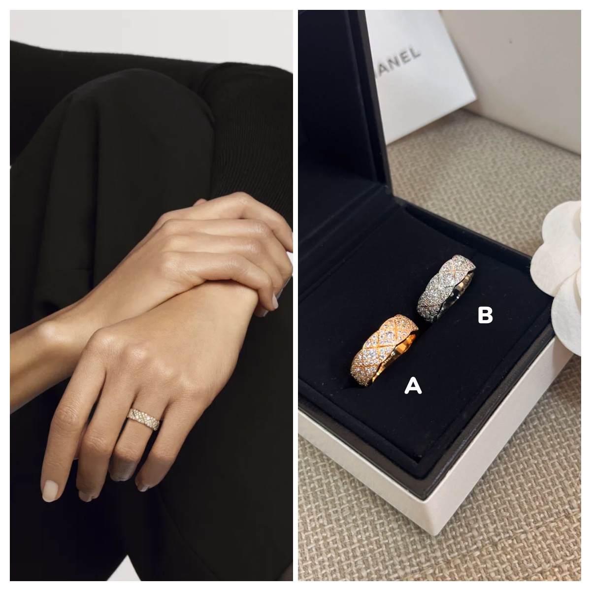 【頂級原單】Chanel Coco Crush ring 戒指 連禮盒