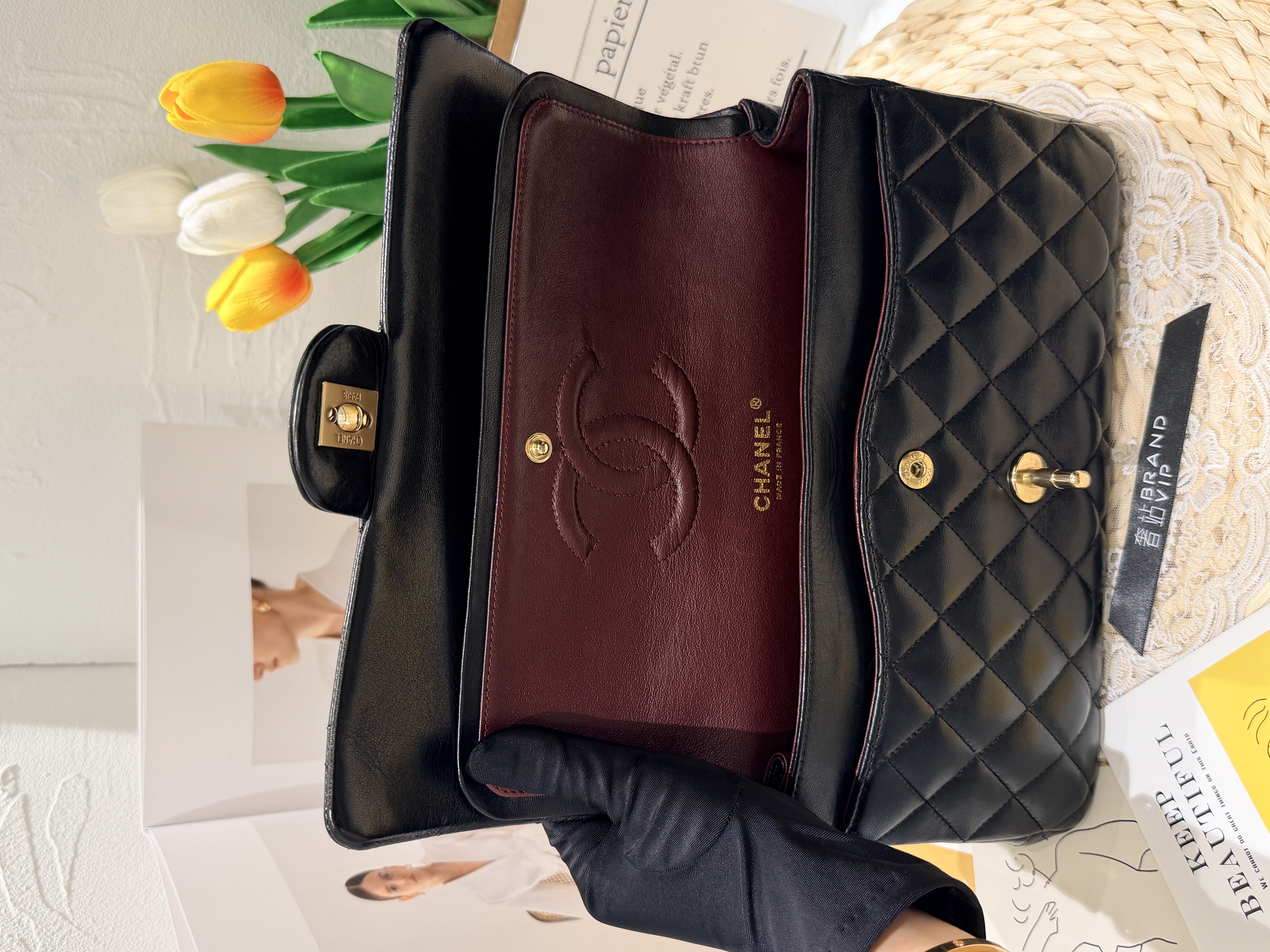 Chanel Classic Flap 25 Lambskin Bag