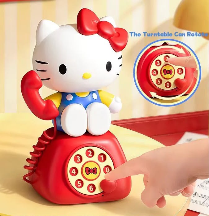MarTube x HelloKitty 復古電話機搖頭音響