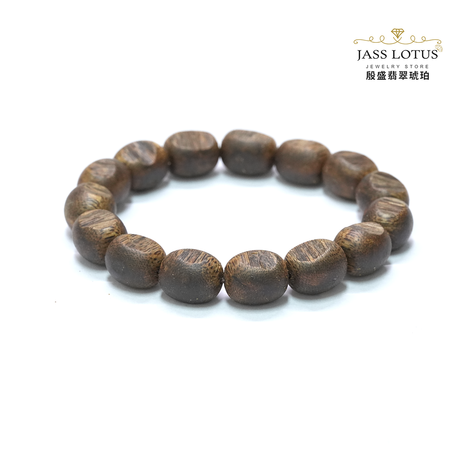 99沉天然鶯歌綠棋瘤疤沉香隨形素串