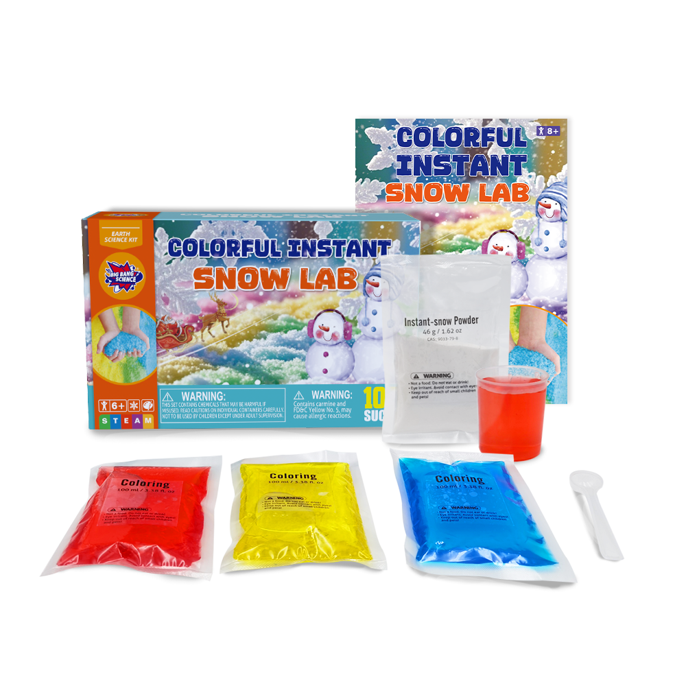 Big Bang Science ~ Colorful instant Snow Lab