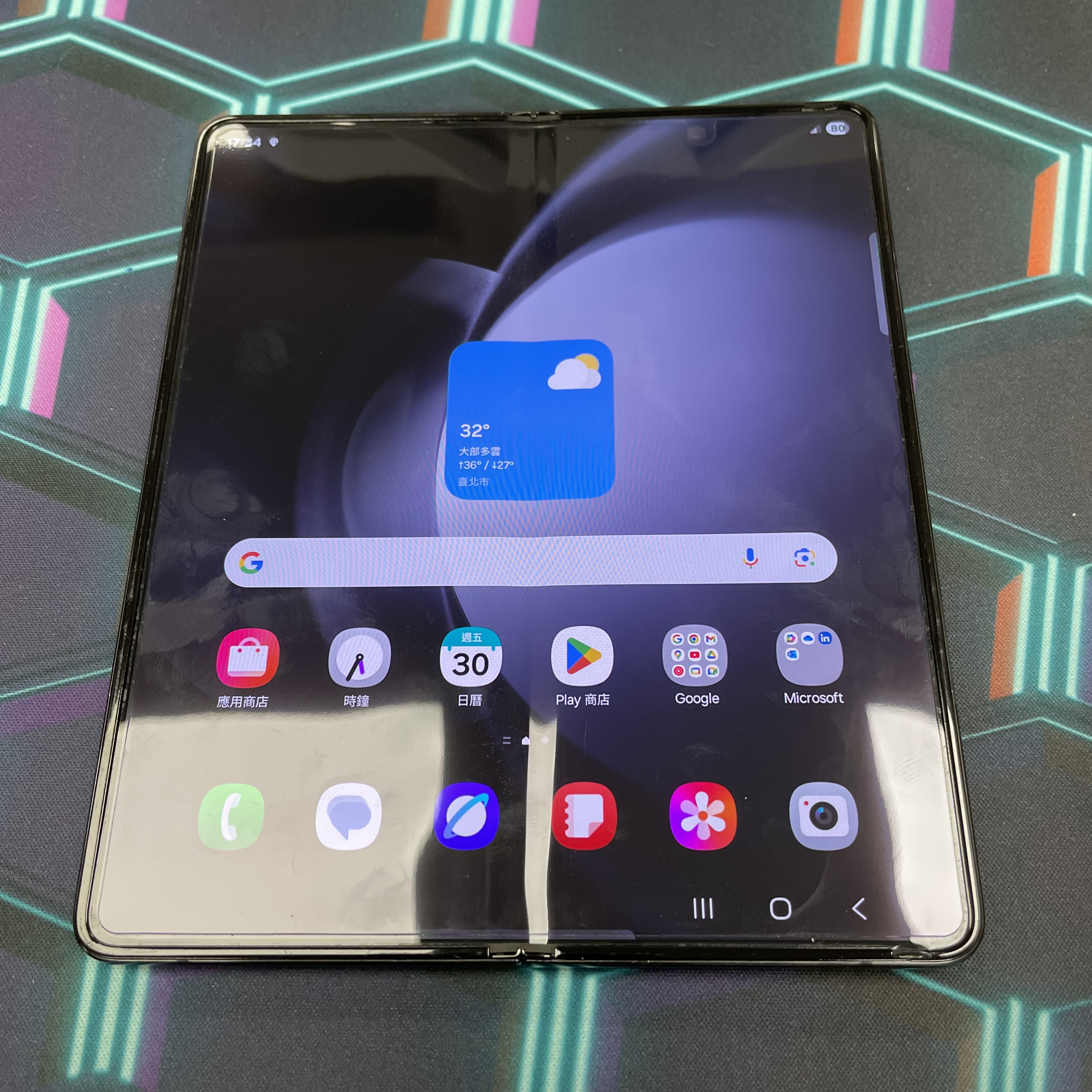 *5814B Galaxy Z Fold 5 超靚機 12+256GB 黑色 black