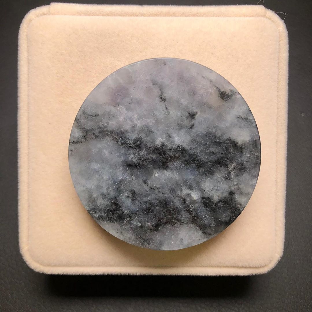 山水畫烏雞翡翠鐲心