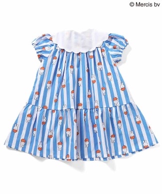 🇯🇵預訂 日本直送🇯🇵Apres les cours x Miffy系列兩色人物滿印條紋翻領連身裙