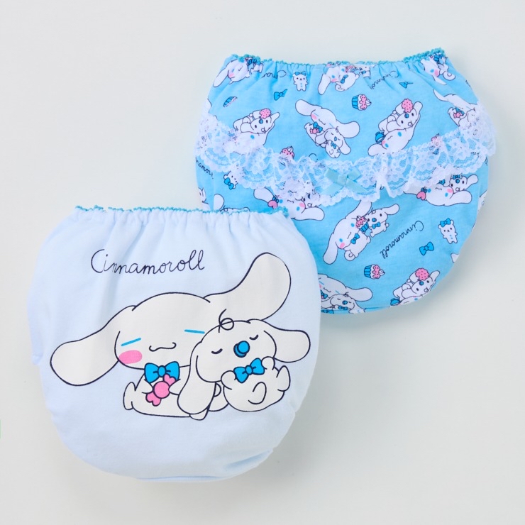 🇯🇵限量預訂 日本直送🇯🇵玉桂狗人物滿印蕾絲絲帶女童內褲兩件套裝