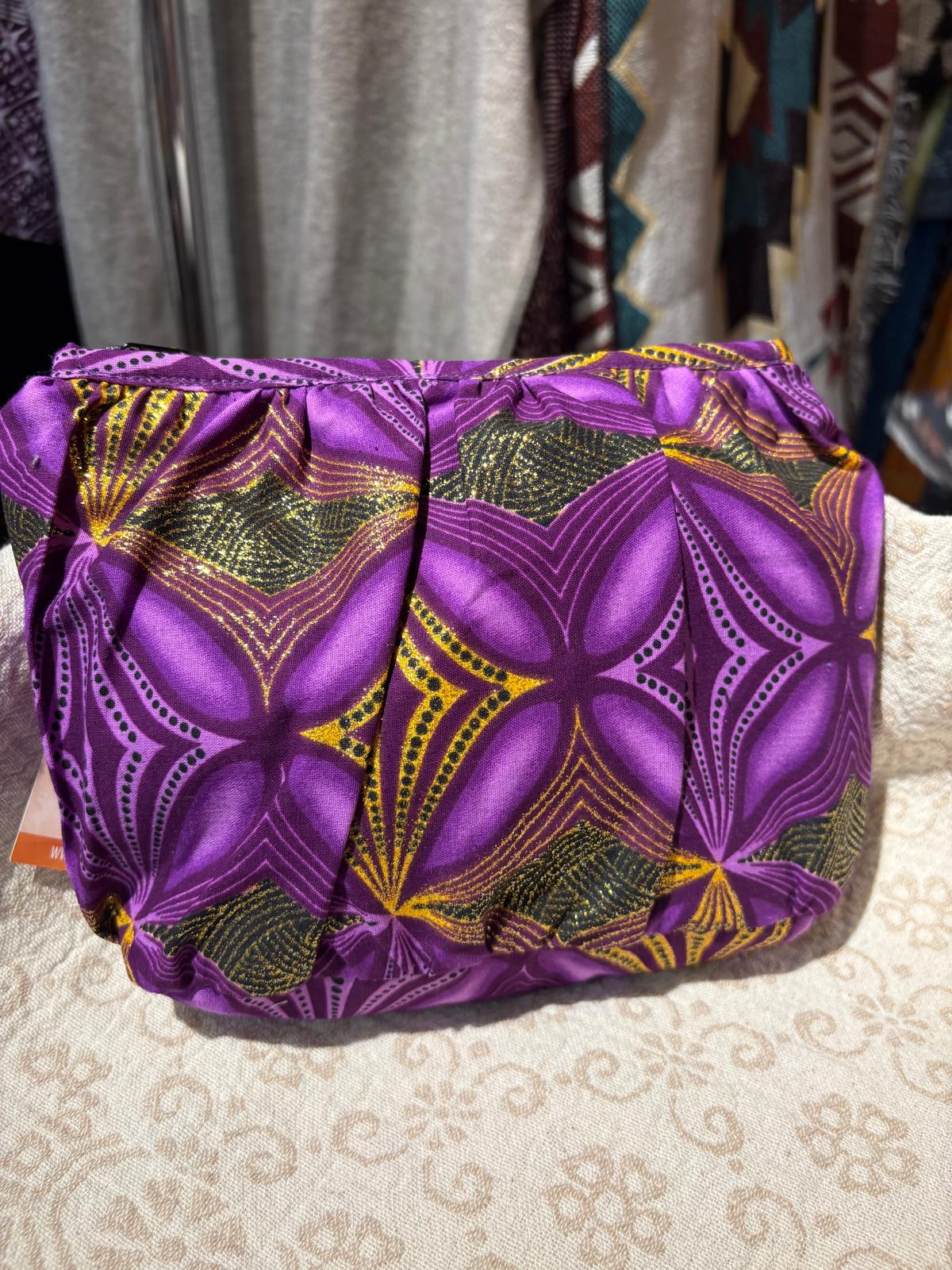 泰國-Mitra Collection - 紫金色燙金多用途袋