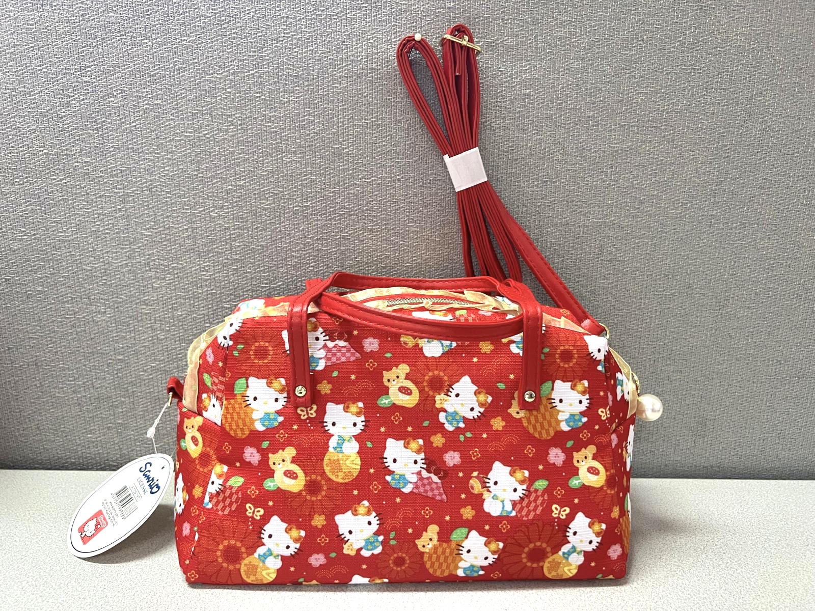 🧧Sanrio Hello Kitty 和風造型手挽斜孭兩用袋