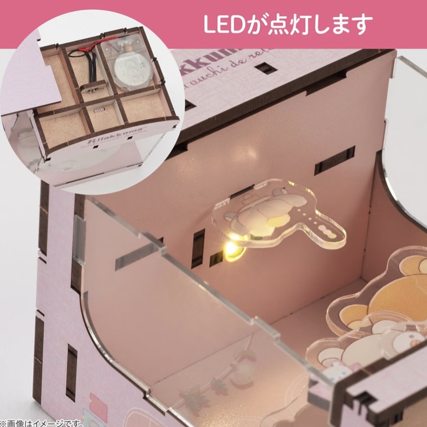 鬆弛熊 著燈立牌模型｜預訂