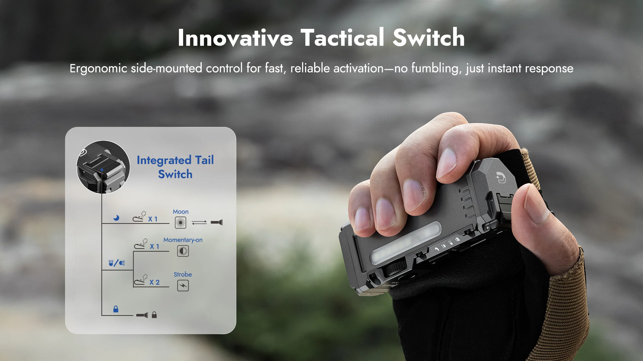 Wuben X4 輕量化多功能手電筒