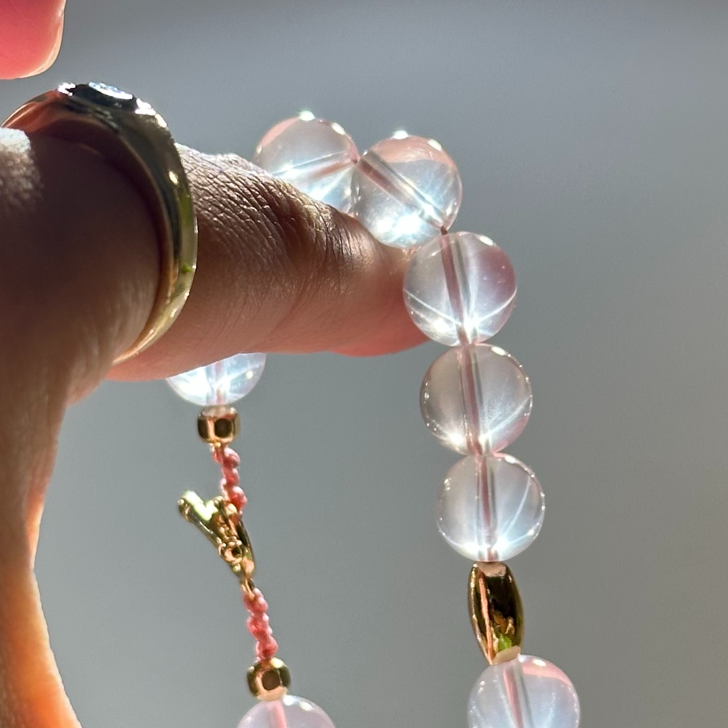 星光莫桑比亞粉晶手鏈 - Rose Quartz bracelet