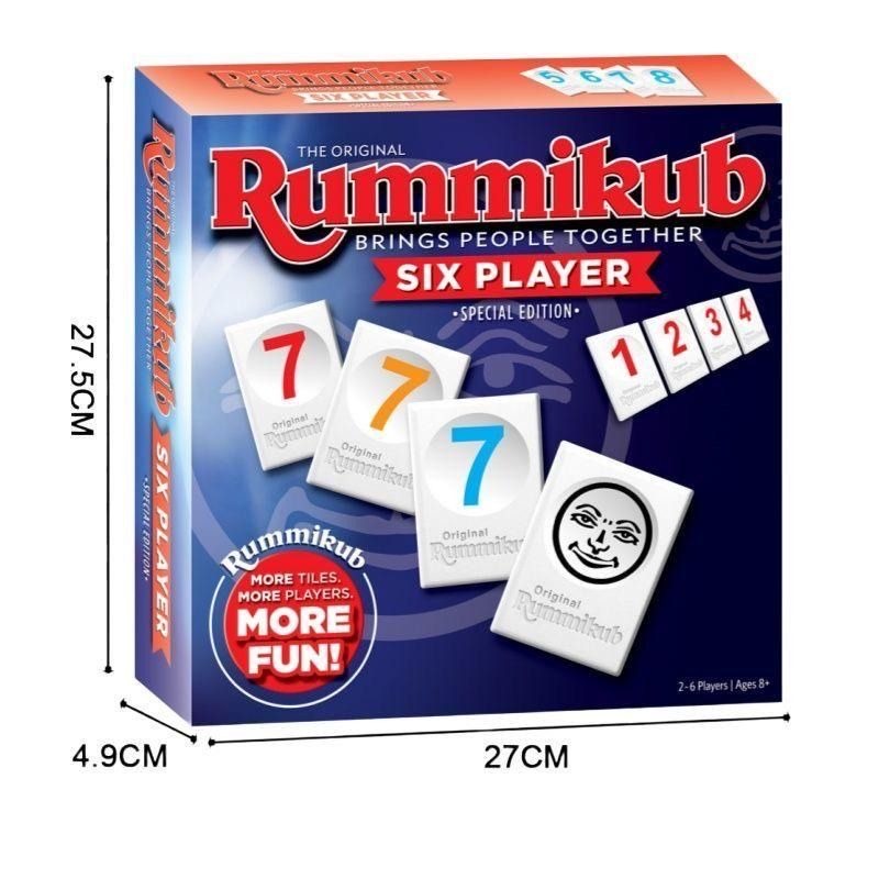 Rummikub BRINGS PEOPLE TOGETHER SIX PLAYER