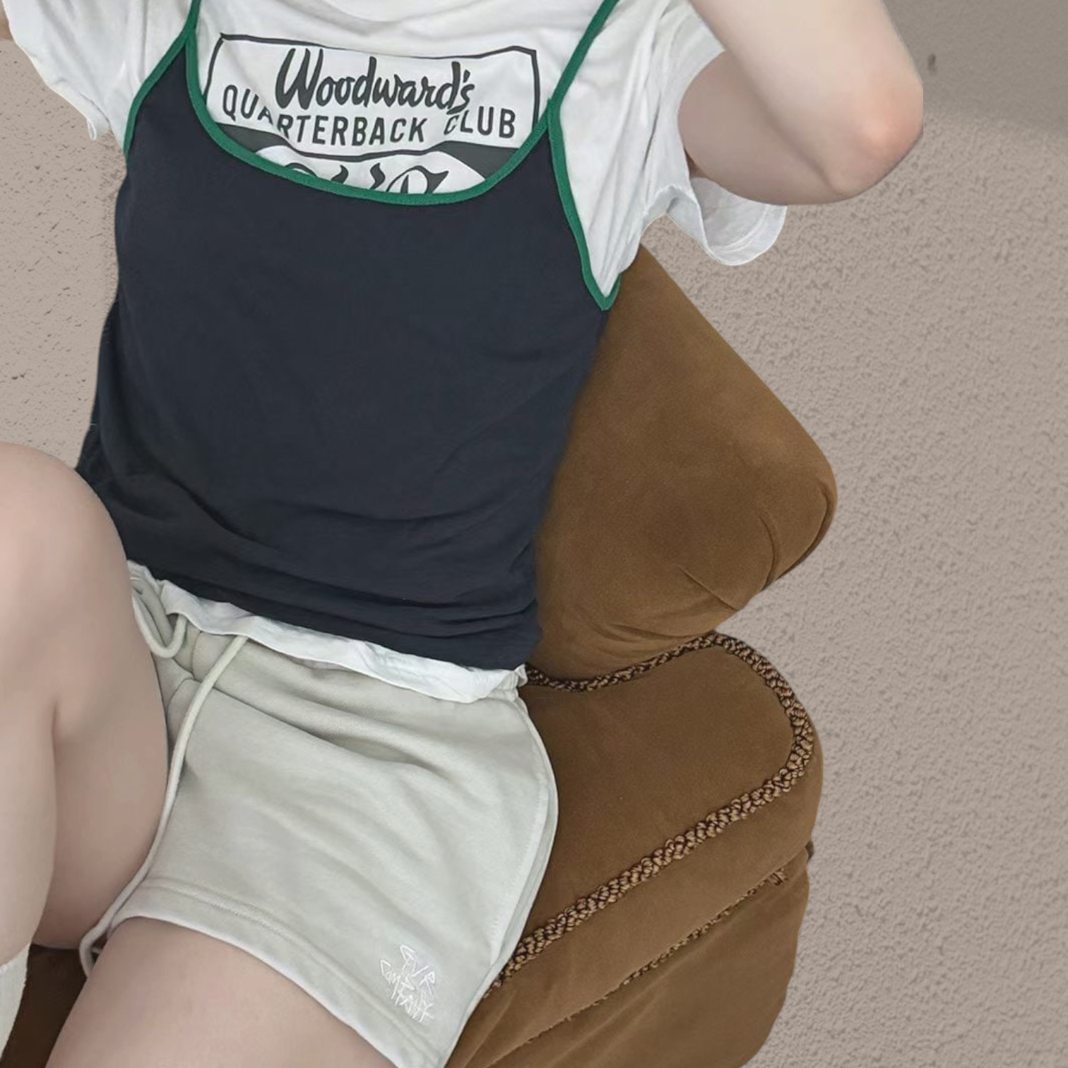 221398 拼色吊帶背心