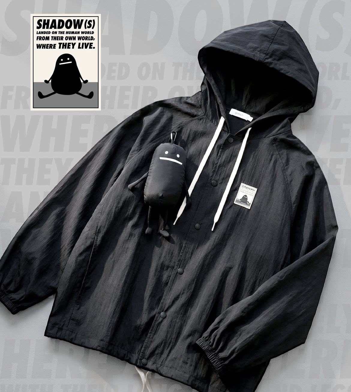 日本預訂📍黑豆人/小熊貓公仔收納風褸外套  不包郵