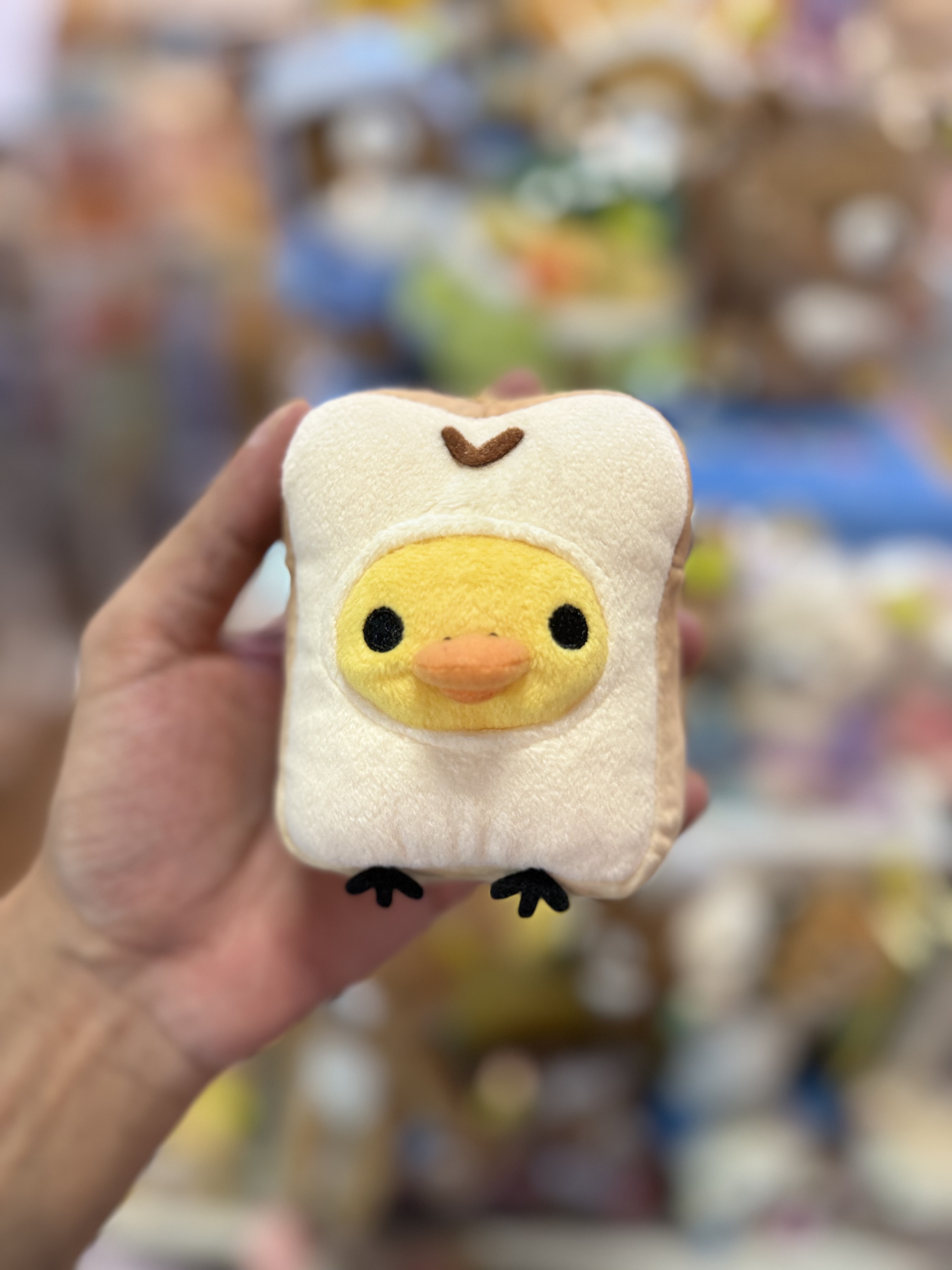 《現貨》全新Rilakkuma麪包造型掛飾 小白熊/小雞 