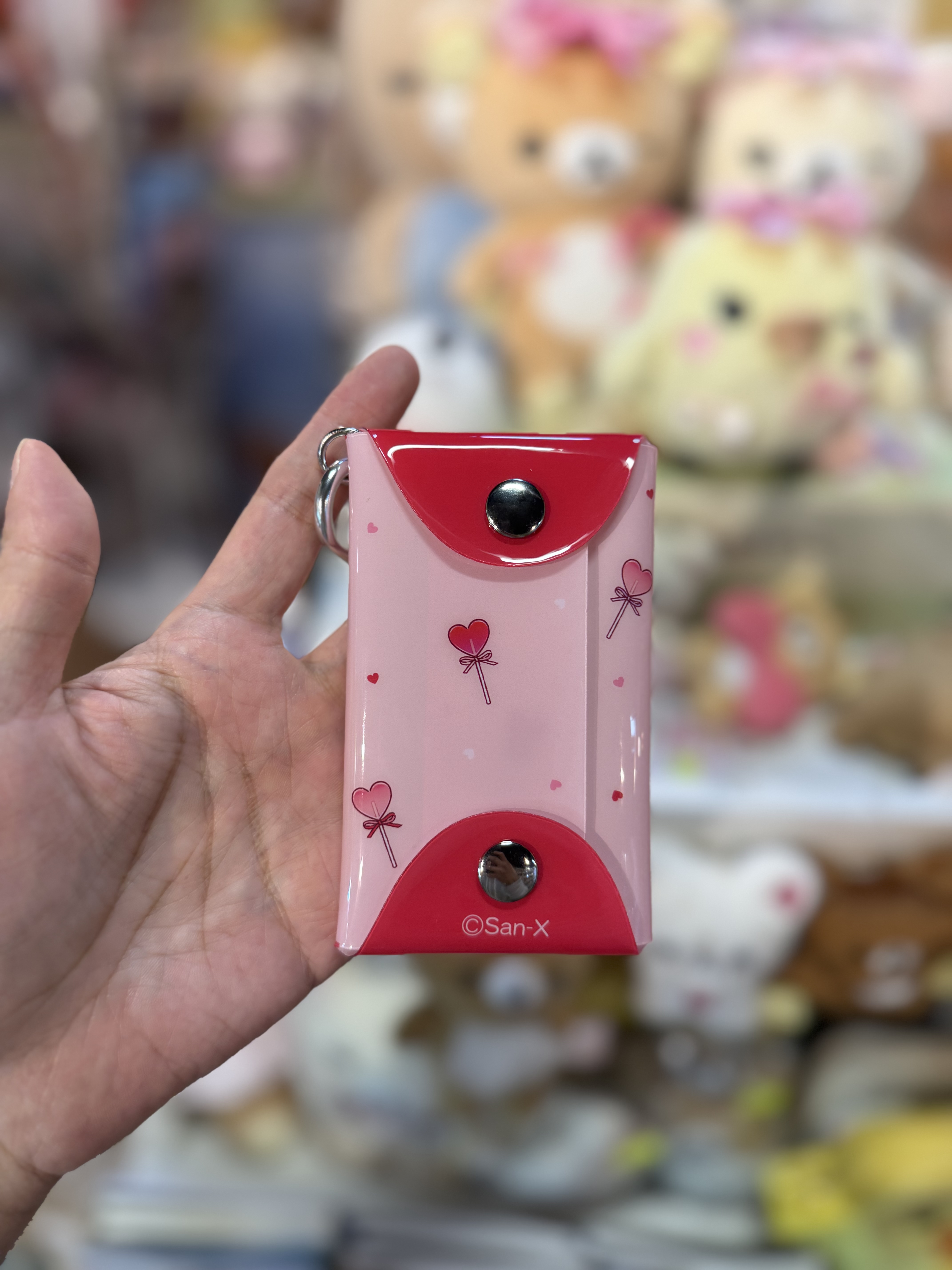 《現貨》全新日本專店限定 Rilakkuma情人節造型透明小物袋