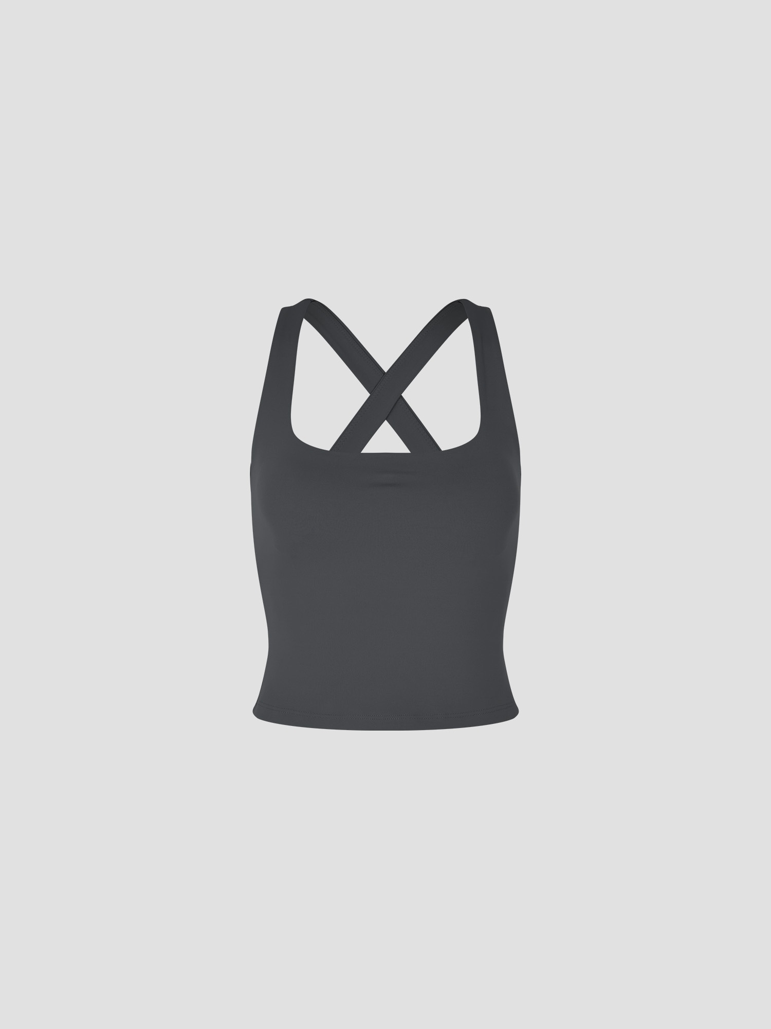 預購_Square-neck Cap Built-in Tank top by Conch