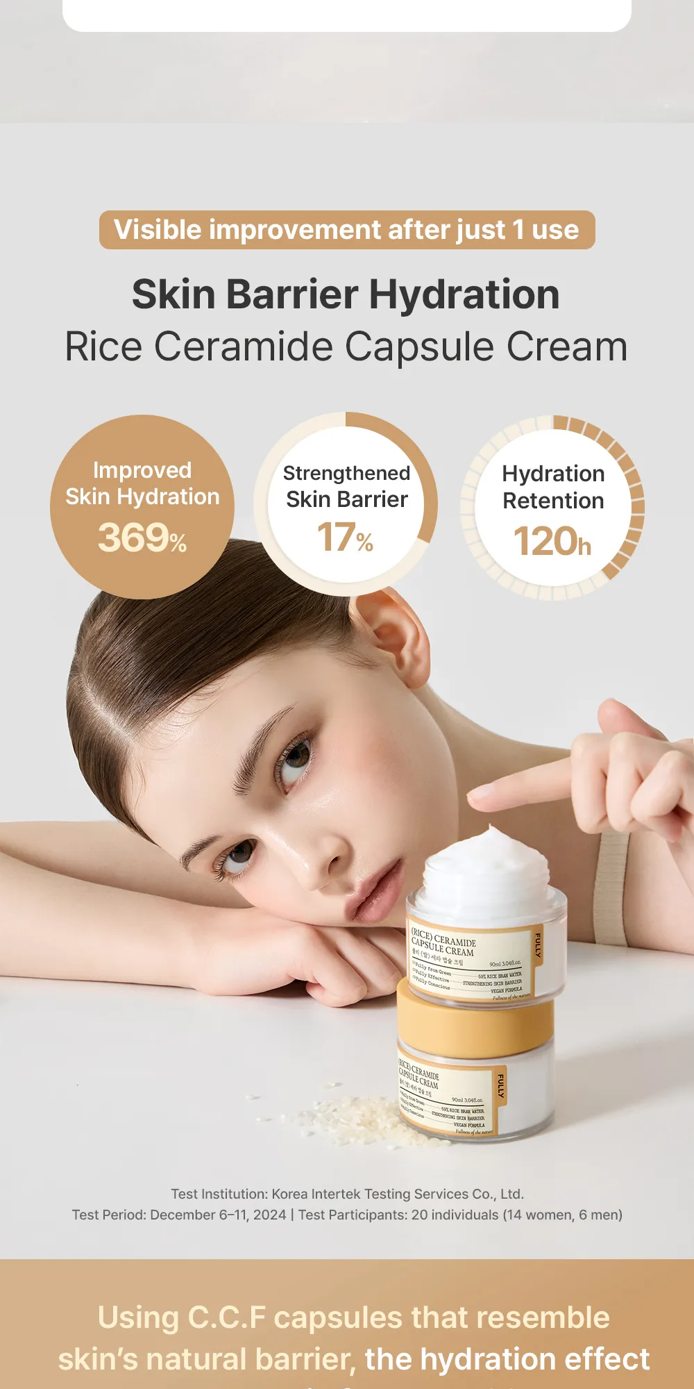 fully Rice Ceramide Capsule Cream 全米神經酰胺膠囊霜 90ml [預計9月中出貨]