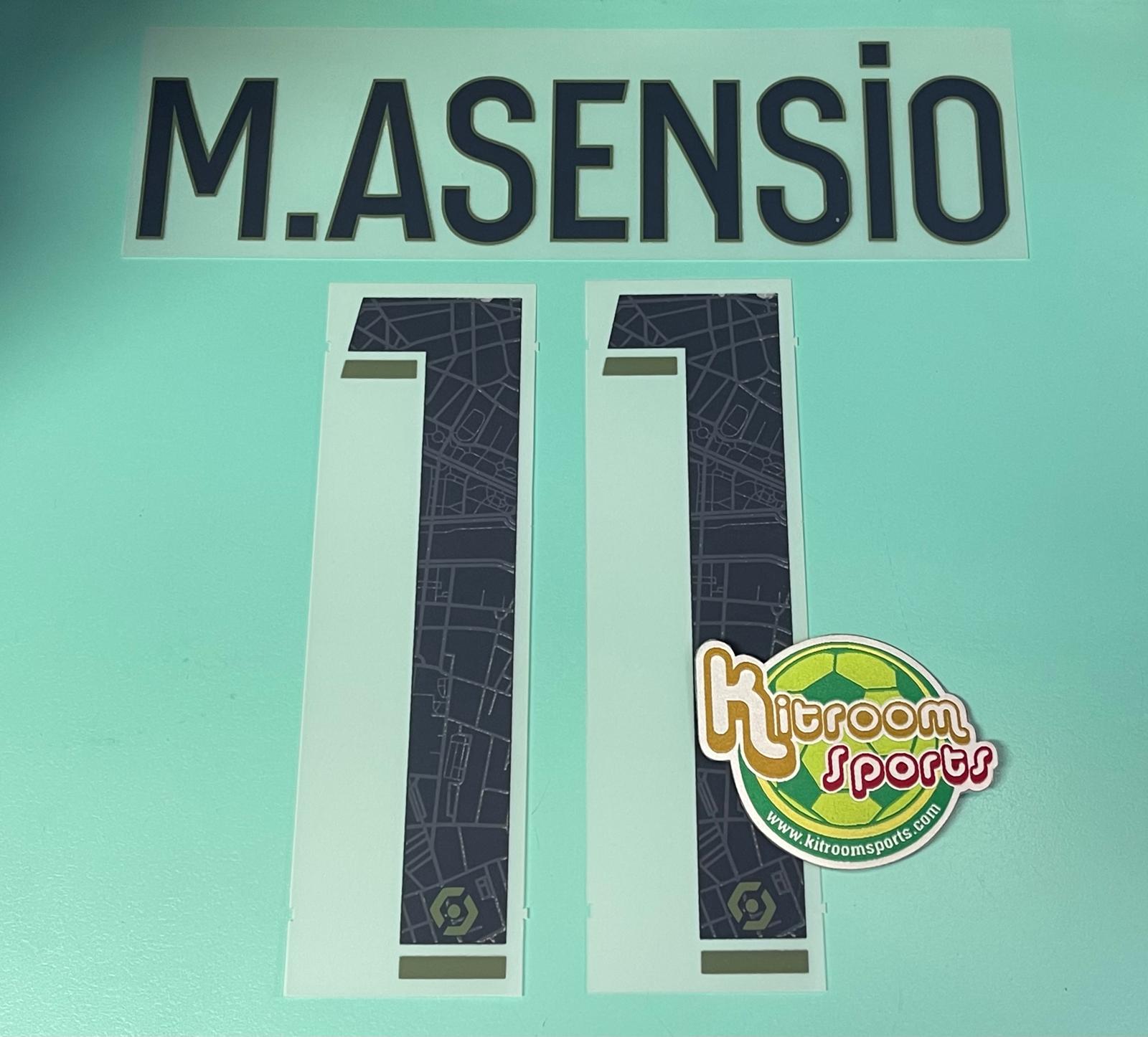 2023-24 PSG 4th Ligue 1 Nameset #11 M.ASENSIO