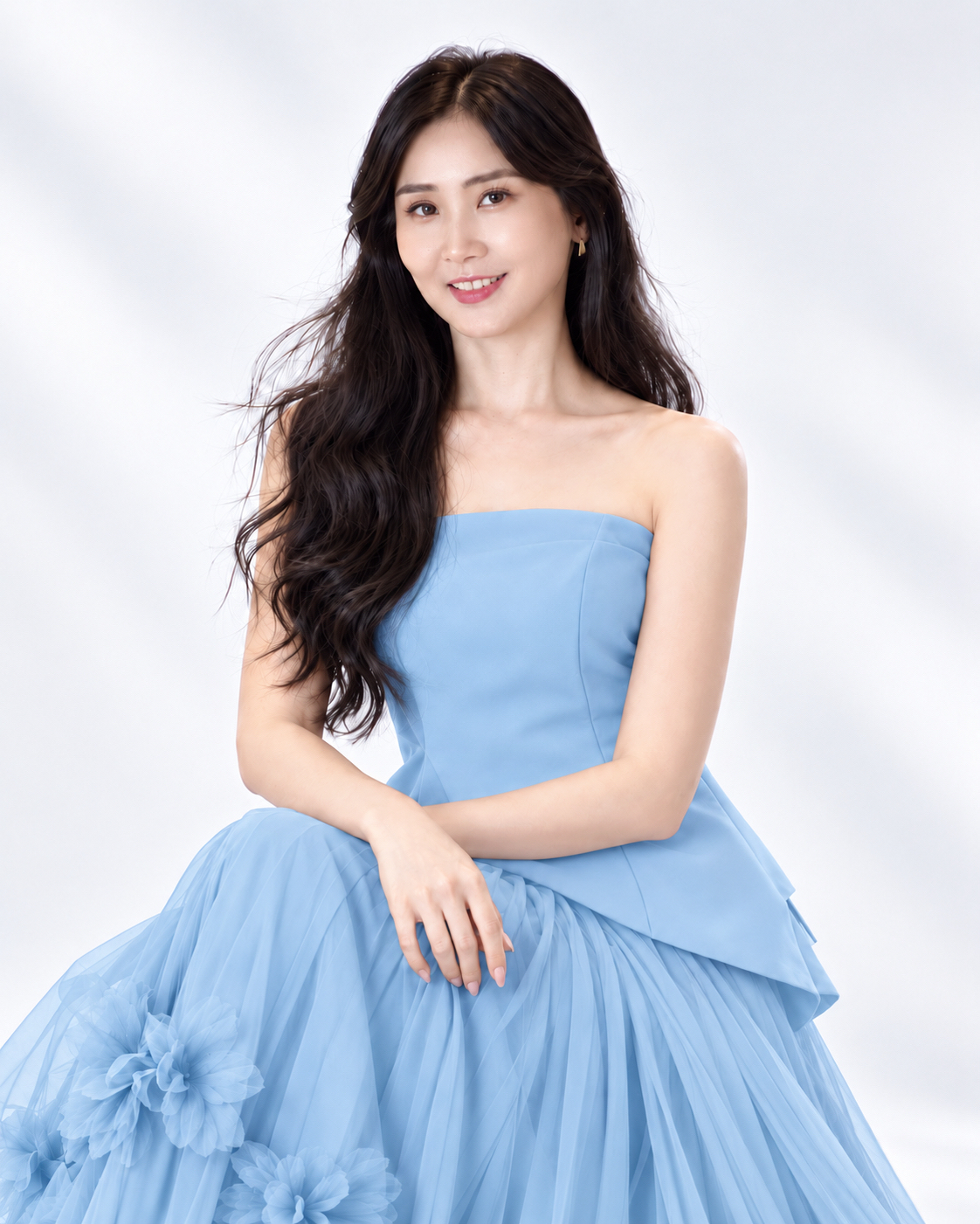 5156 Elysia Two-Tone Gown 
