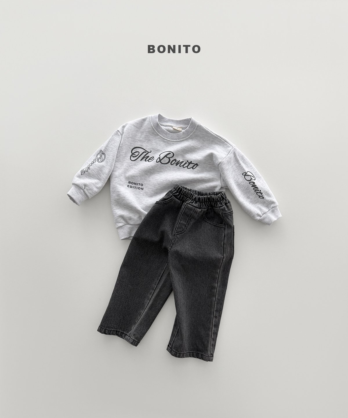 Bonito | The Bony Tor Lettering Man to Man (+adult)