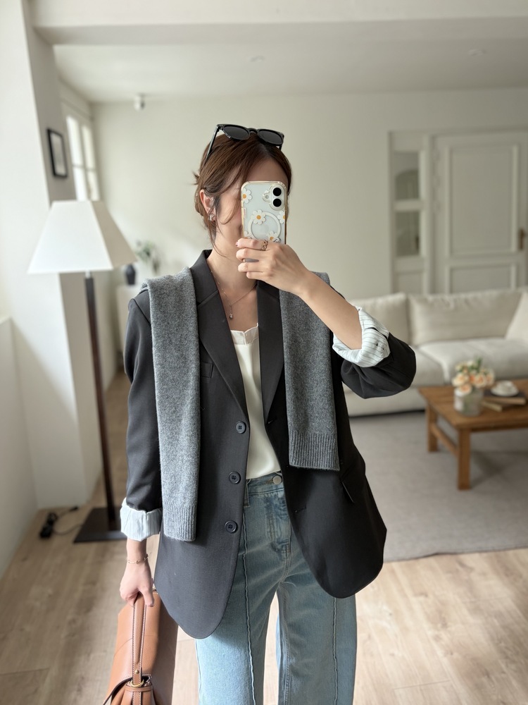 Woolen Knit Cape (3 color)