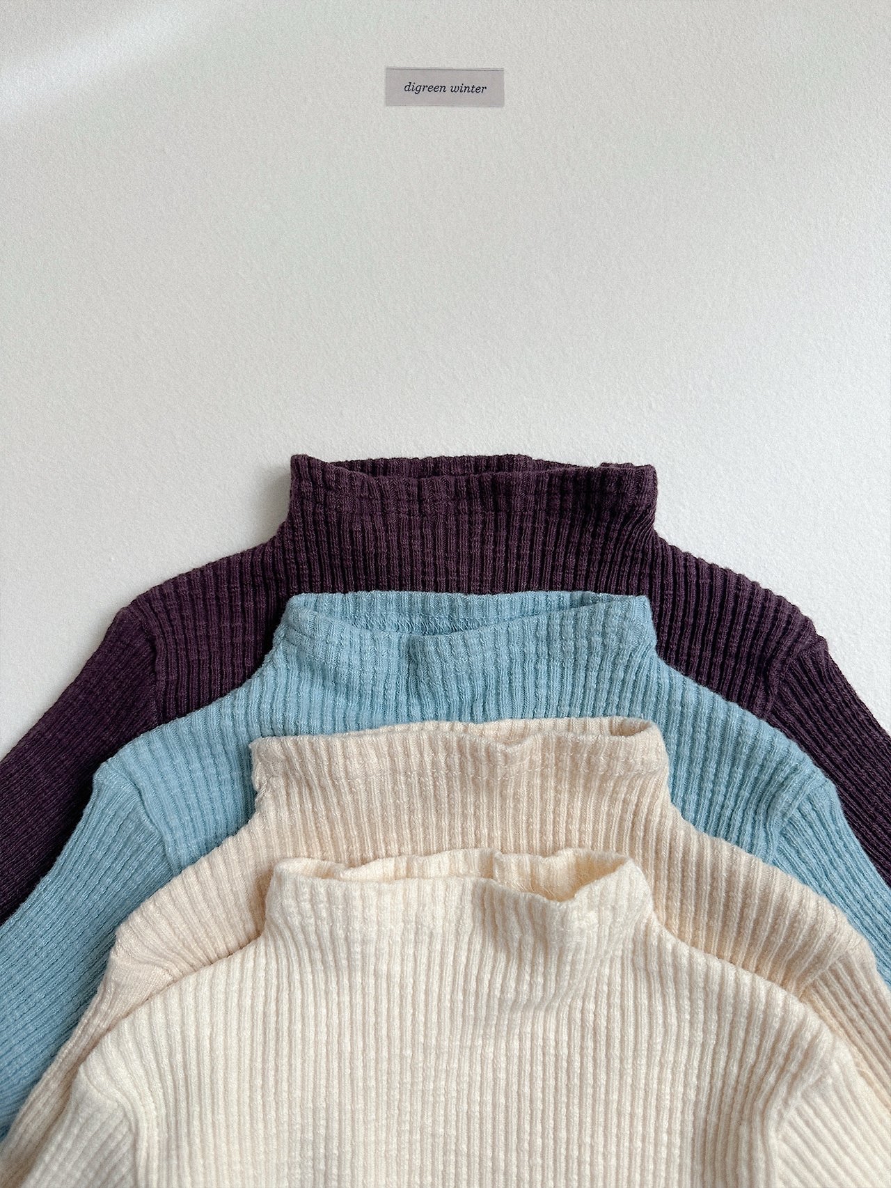 Digreen | Taupe Turtle-neck Tee 