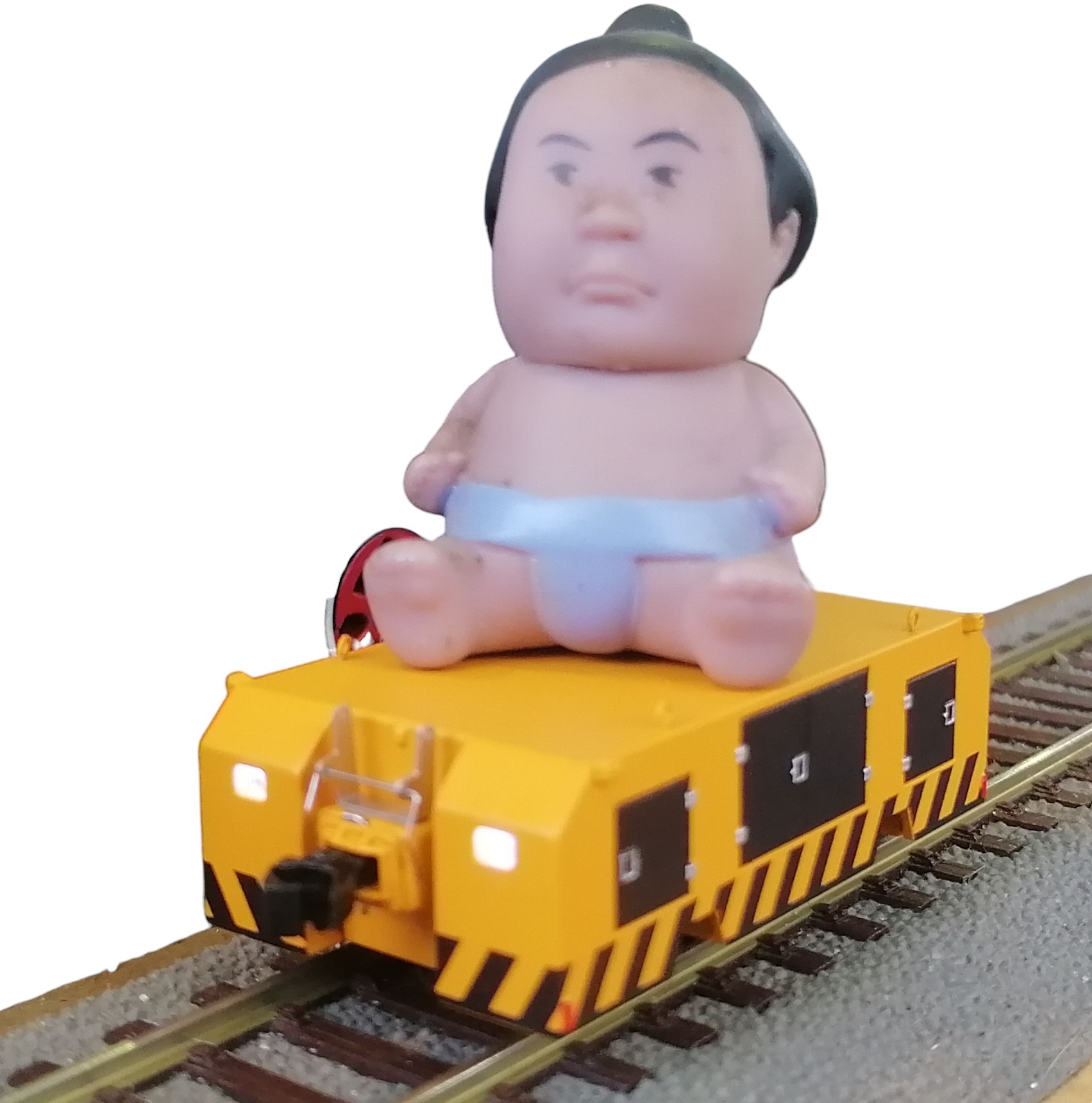 電動軌道車/電動平車 HO軌道運行及清潔路軌用 (含配重金屬塊）