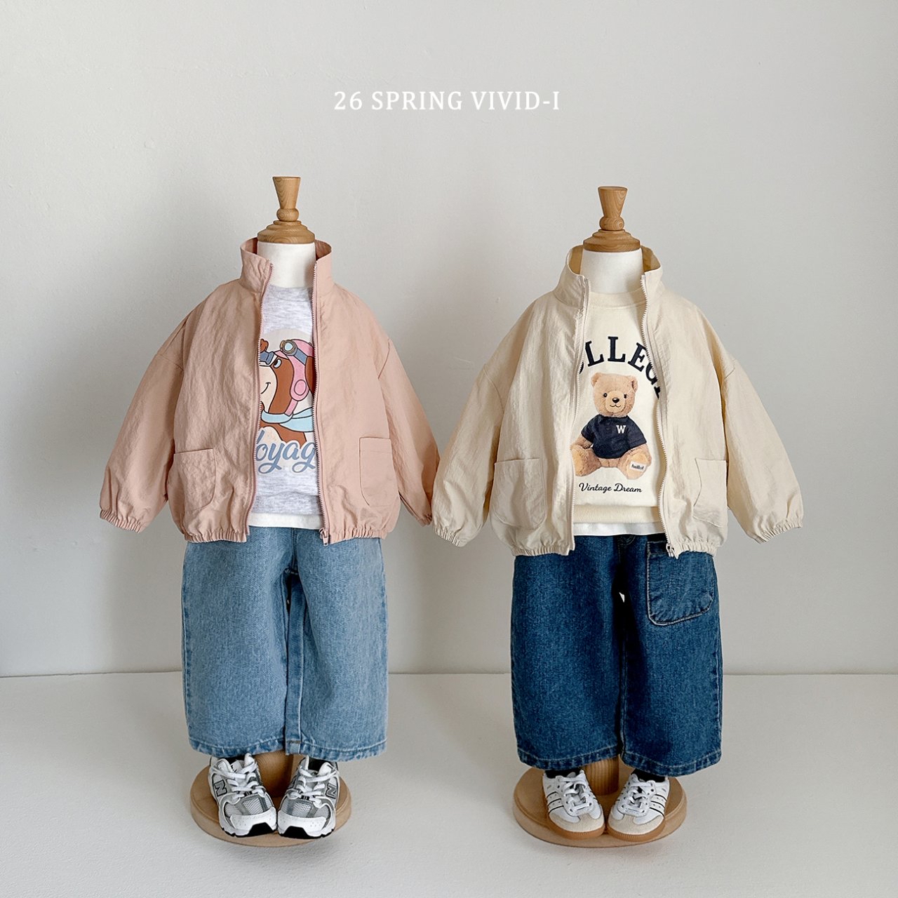 🌸預訂 韓國直送🌸🇰🇷VIVIDI四色口袋高領開襟拉鍊外套