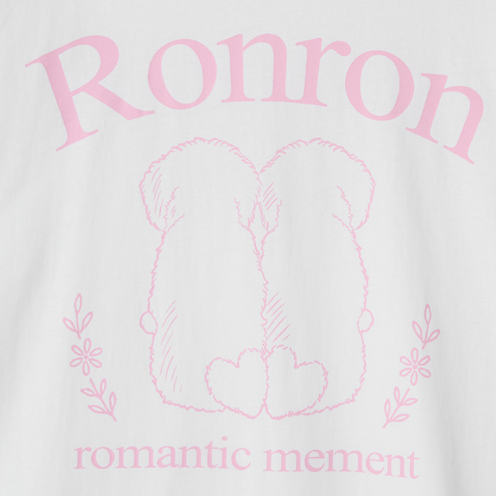 [RONRON] PUPPY TAILS BASIC FIT T SHIRT (2色)