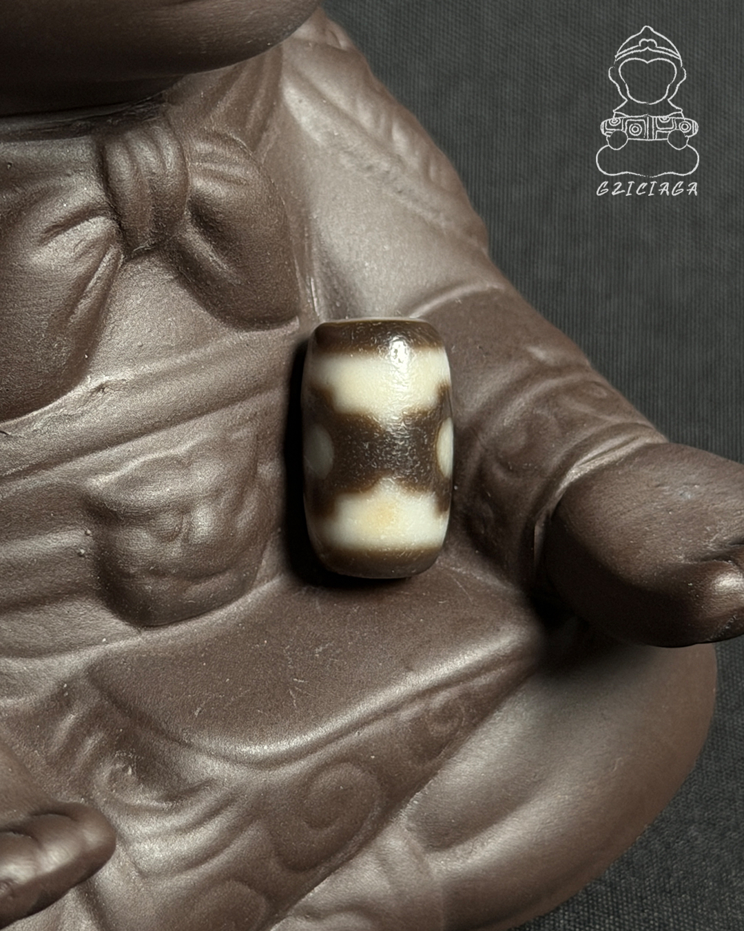 壇城三眼小桶珠