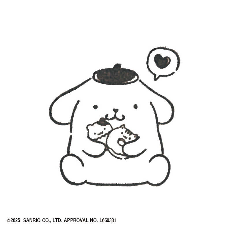 現貨｜Sanrio Pompompurin 布甸狗 日本製 Beverly 木製 印章 印仔 (TSW-204)