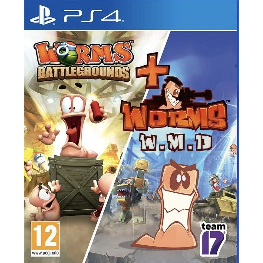 (🔥FLASH SALE🔥) Worms Battlegrounds + Worms W.M.D Full Game (PS4 & PS5) Digital Download