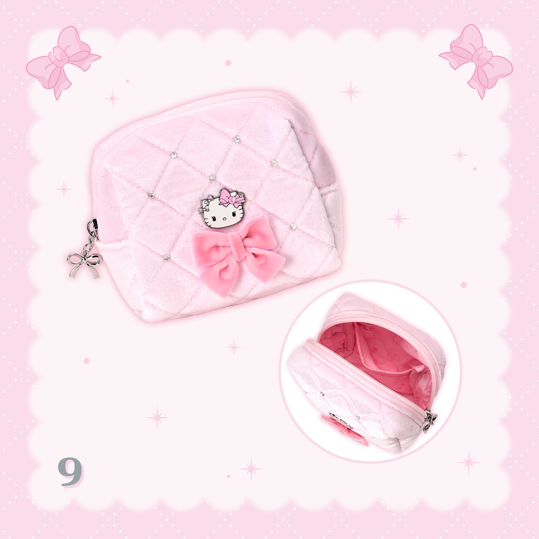🌸 【預訂】Hello Kitty's Favorite Series - No.9 -Pouch 