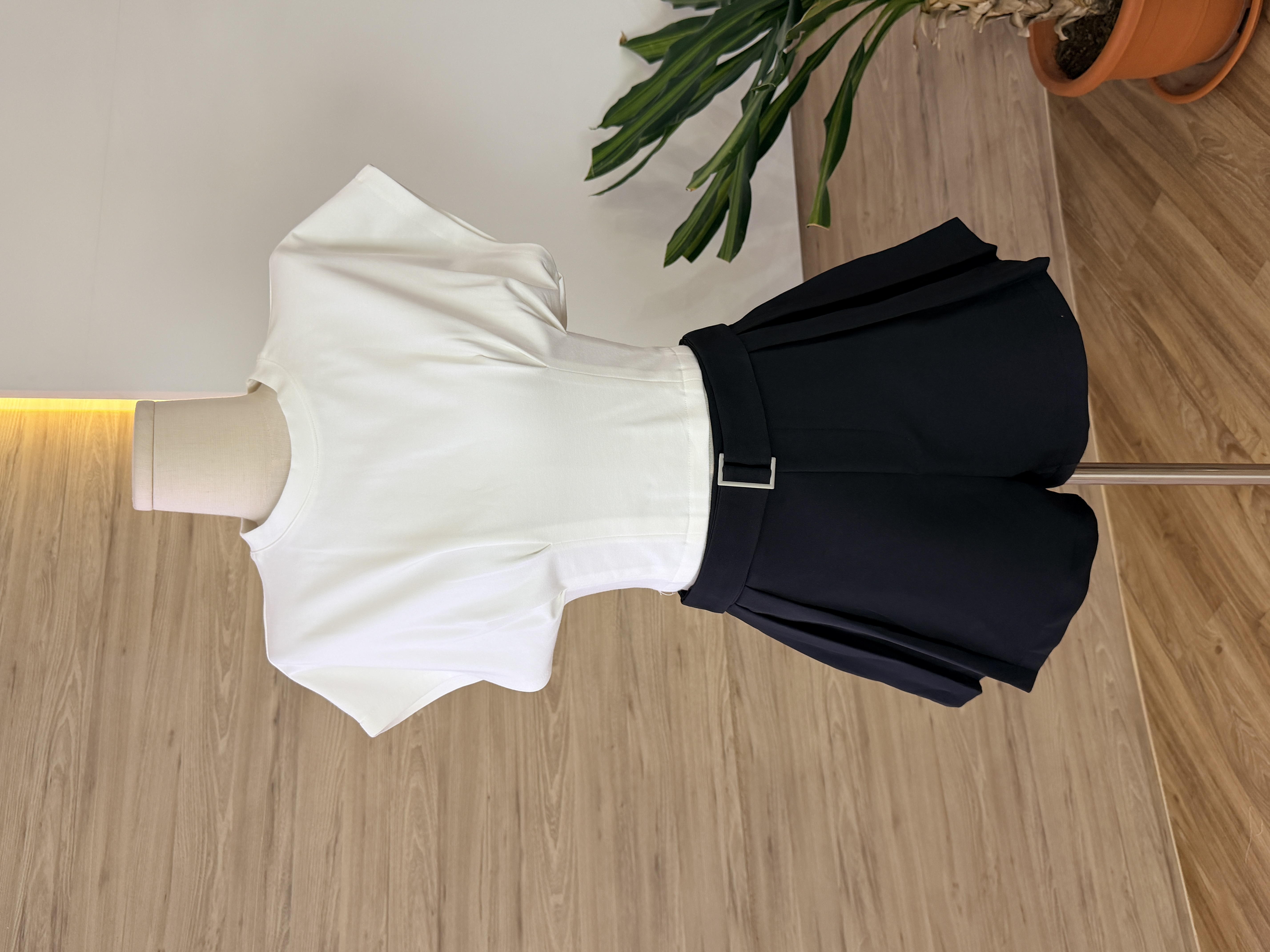 Aurelia Luxe Pleated Short