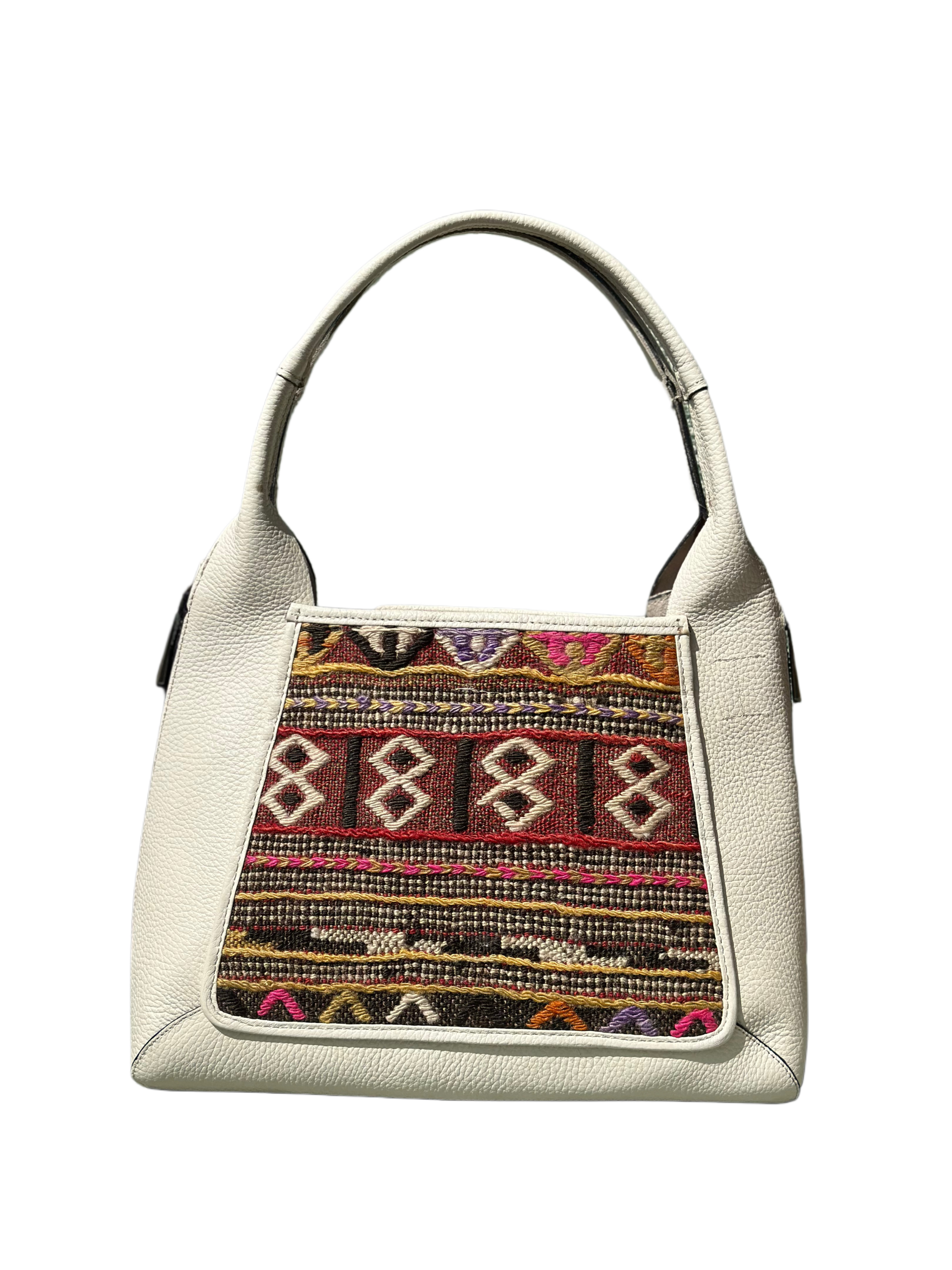 K12 土耳其真皮地氈手袋（白色）