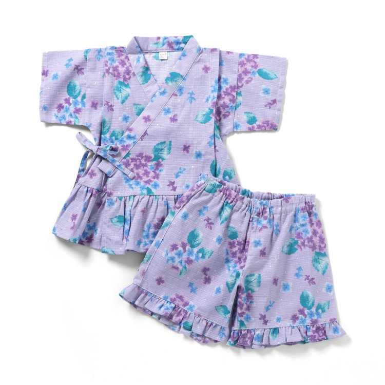 🆕【⭐訂購⭐】🌀 🇯🇵 日本直送 優雅荷葉邊 女童 #甚平 套裝［6款選］ 🌀 [ELCA-0218][260424]