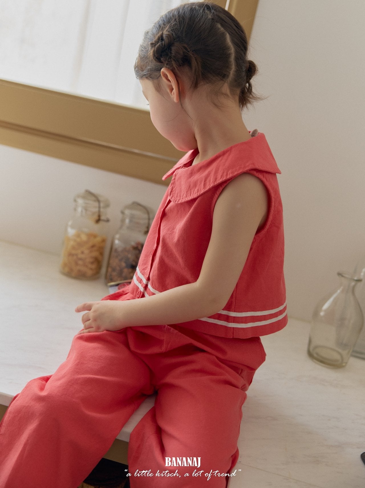 Bananaj | Sailor Top(Blue L110-120)