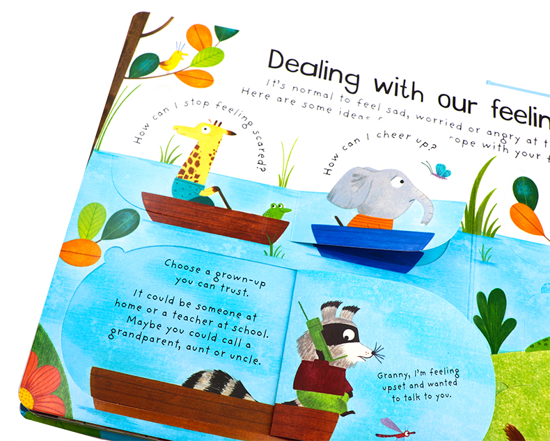 Usborne First Questions and Answers系列翻翻書What are feelings? 感覺是什麼