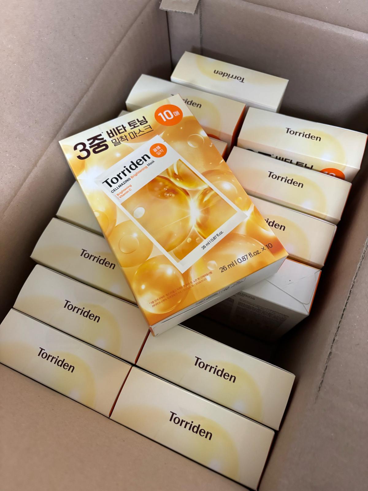 Torriden 維他命C提亮面膜10片裝. ✅ 現貨 ✅ ‼️ 售完即止‼️