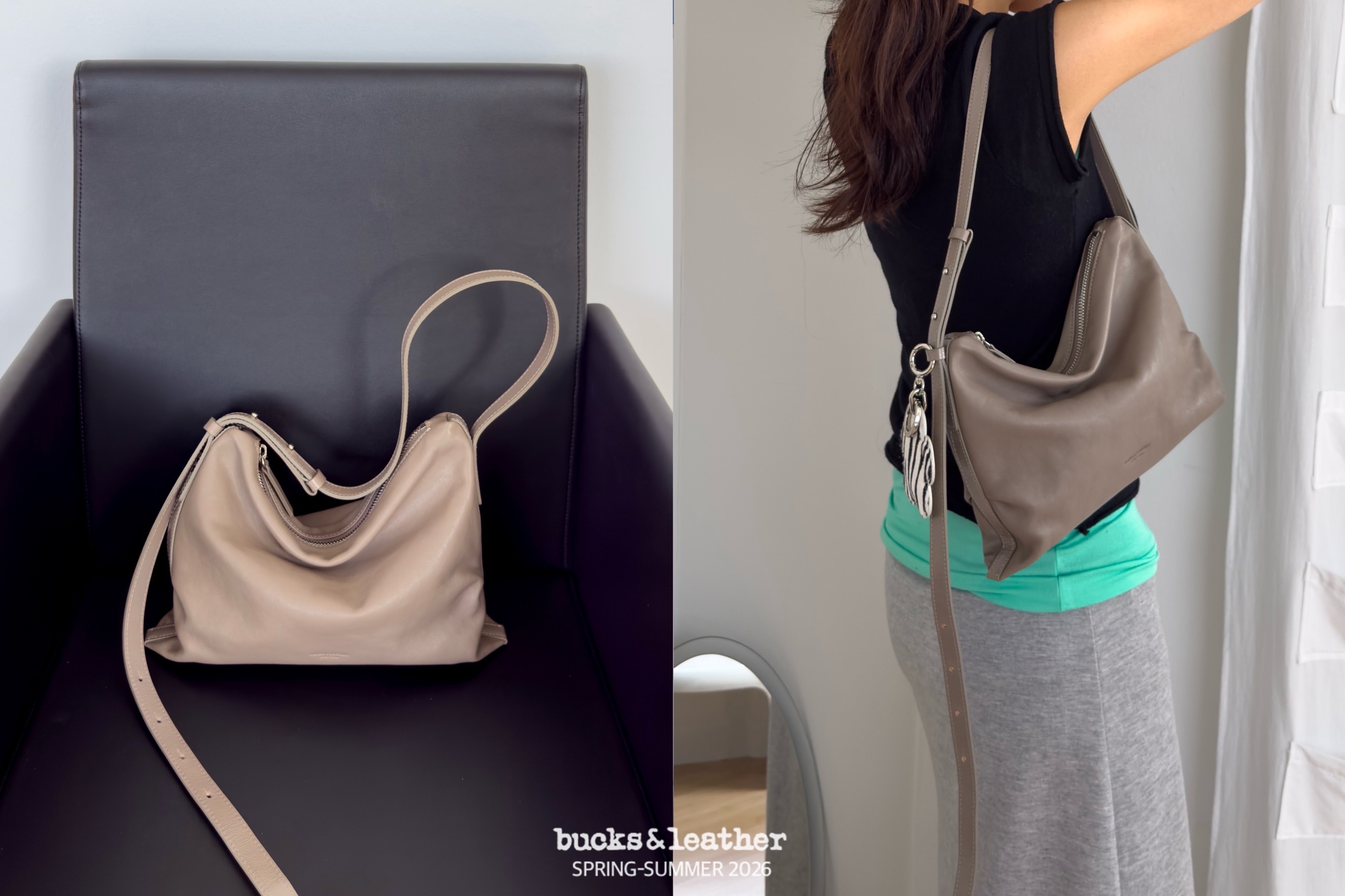 【熱賣款】預訂_慵懶風單肩 Day Shoulder Small By Bucks & leather