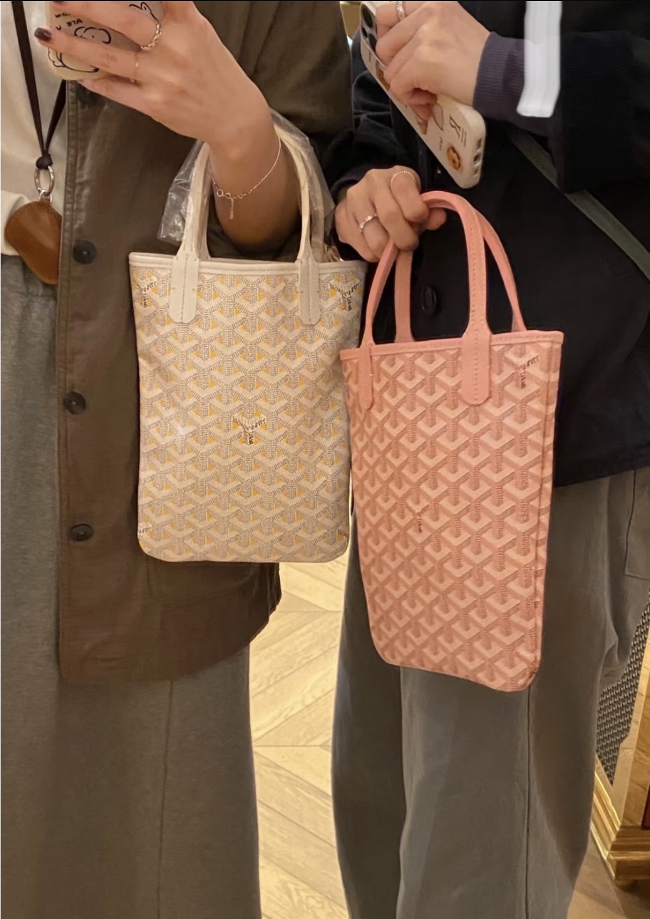 Goyard 手袋 絕版限量粉紅色