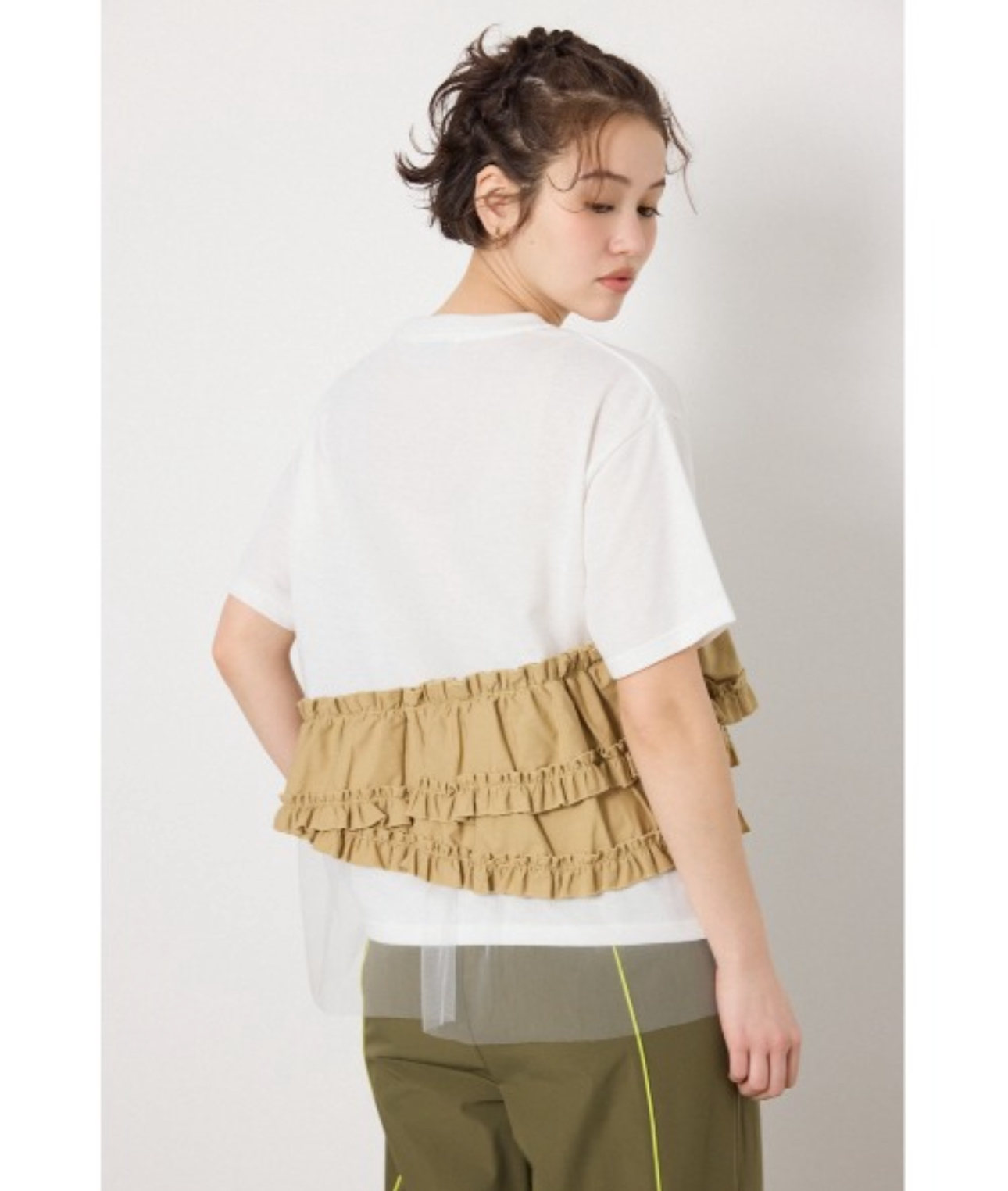 日本Ruffle紗紗衫