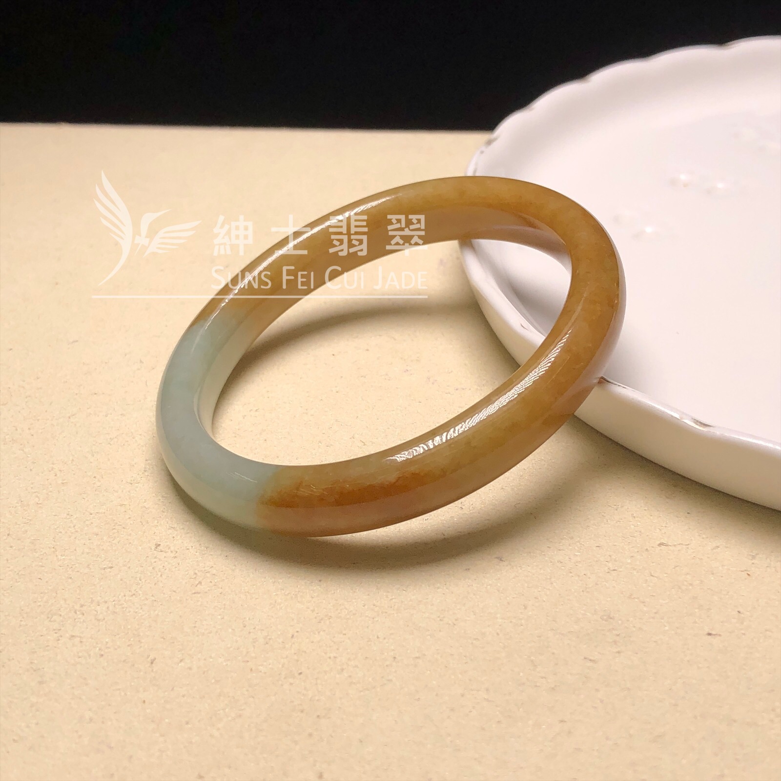 YK00013 大馬坎翡色貴妃鐲53.3mm
