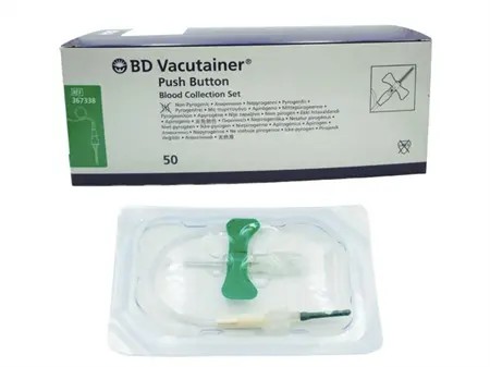 BD - Vacutainer Push Button Blood Collection Set, 21G x 3/4" x 7" (50's/box)