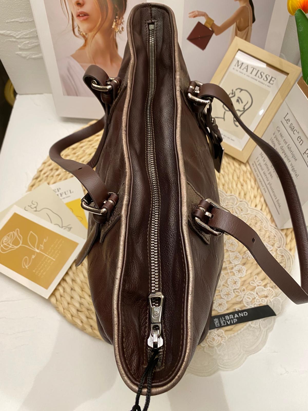 Longchamp LM Cuir Leather Tote Bag