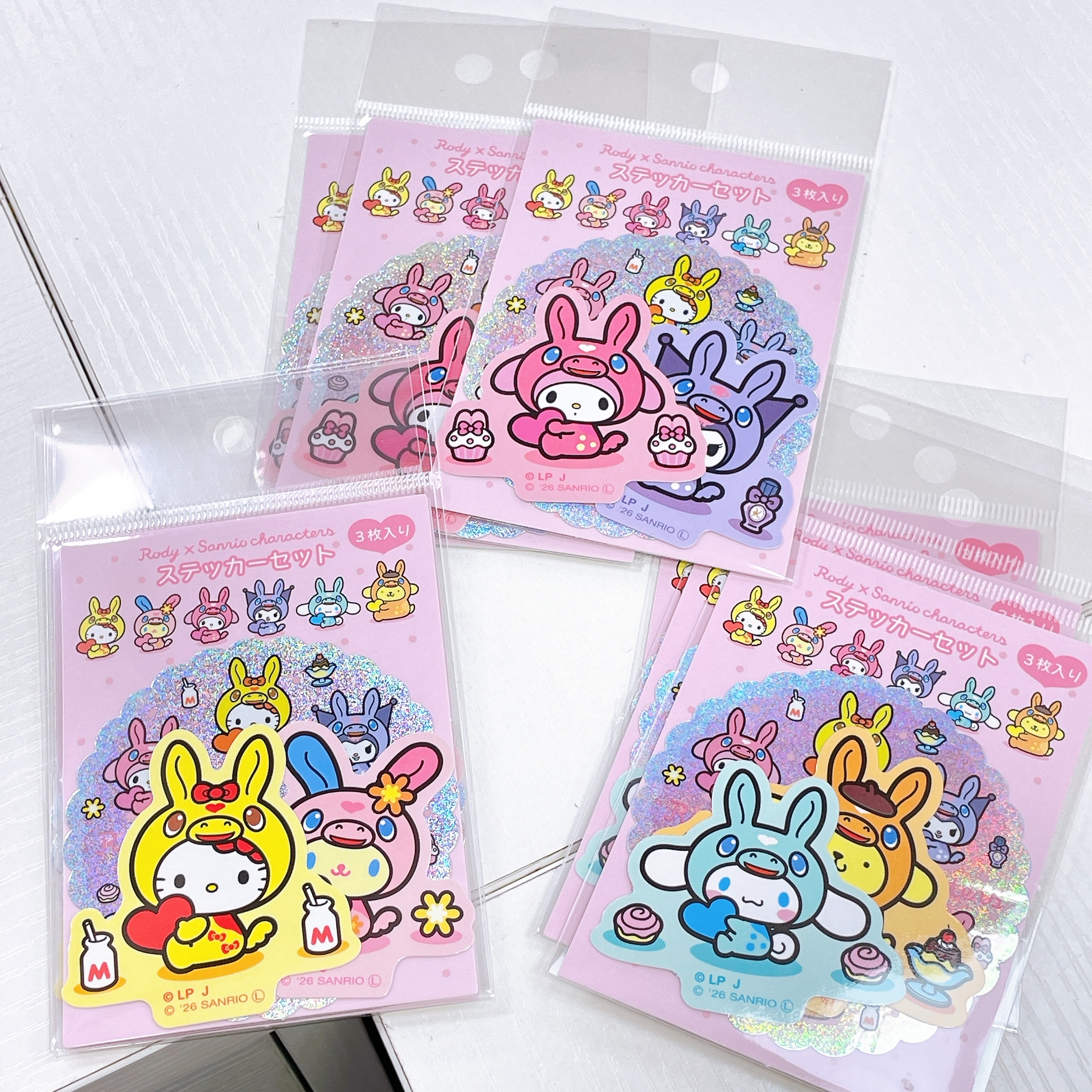 日本直送Sanrio rody 合作系列貼紙
