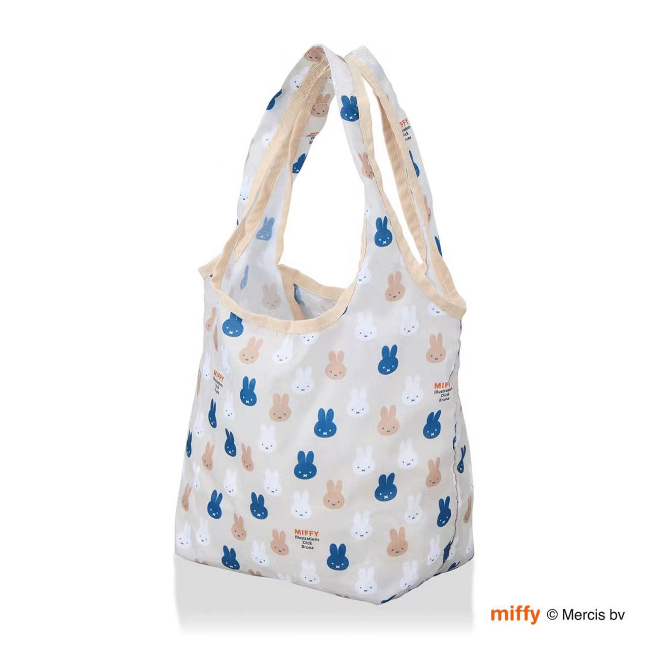 【日本直送】MIFFY 超便攜摺疊環保袋（小號）| 買餸午餐袋必備！