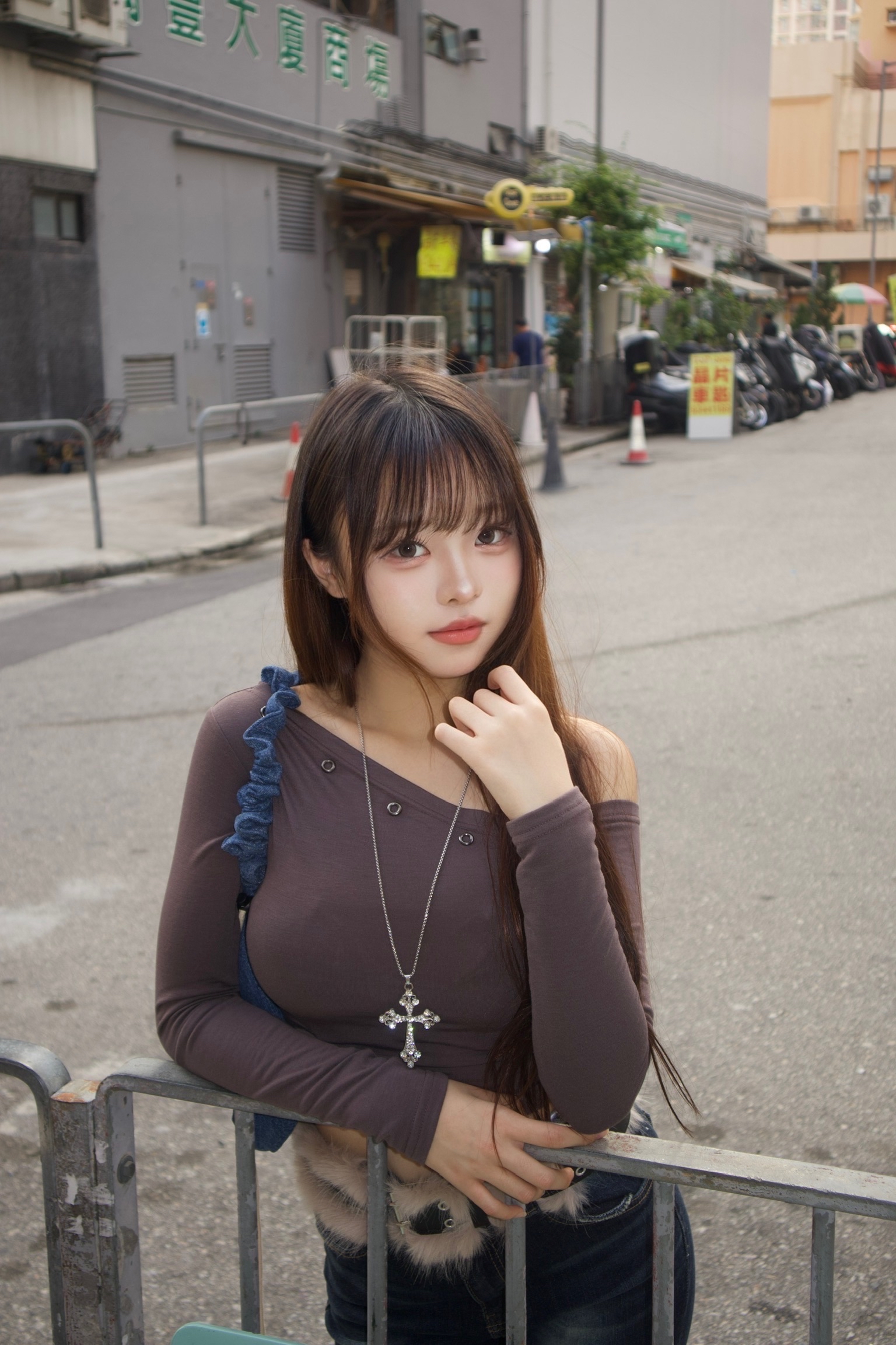 韓國貼身窩釘打底衫