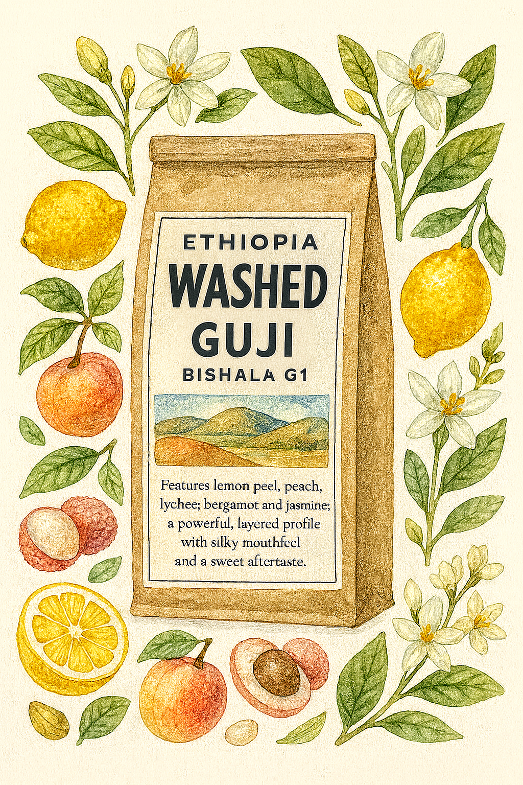 Ethiopia Washed Guji Bishala G1 Lot 25/02
