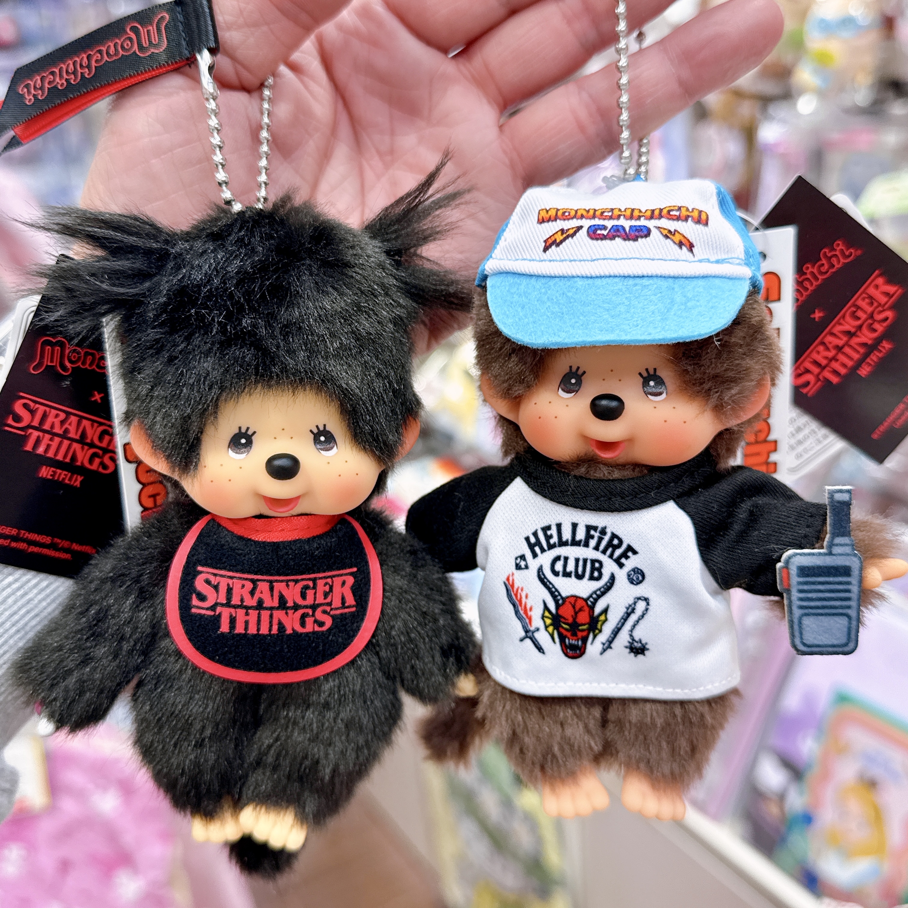 日本直送Monchhichi 怪奇物語合作系列公仔掛飾